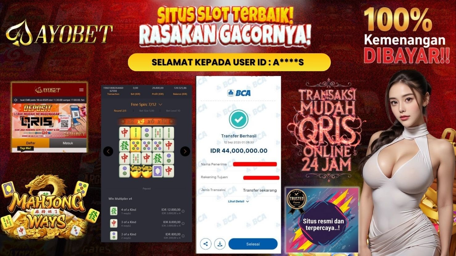 AYOBET JACKPOT SLOT MAHJONG WAYS